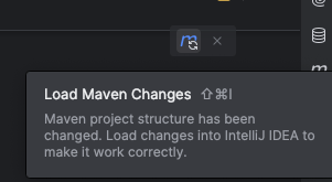 Maven changes update UI